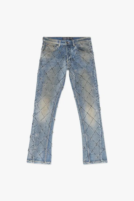 Pop Stacked Jean Dark Vintage Blue sold by valabasas