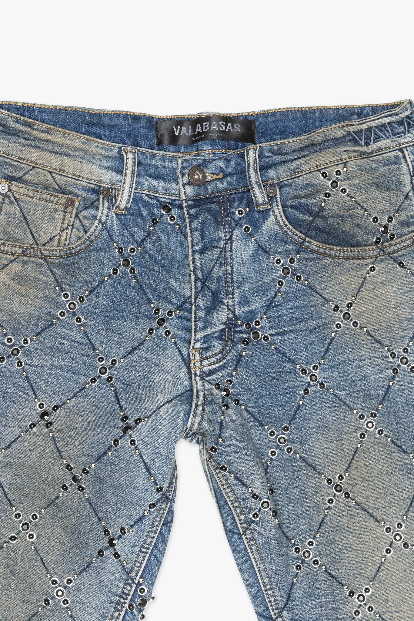 Pop Stacked Jean Dark Vintage Blue sold by valabasas product image thumbnail 2