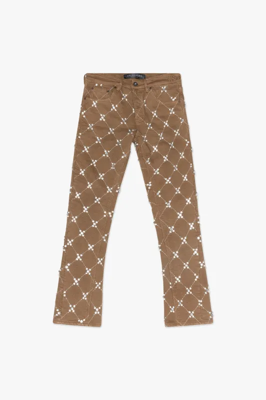 Pop Stacked Jean Brown sold by valabasas