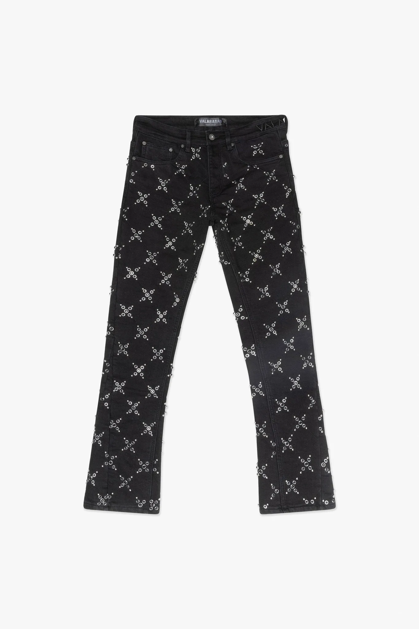 Pop Stacked Jean Black Washed sold by valabasas