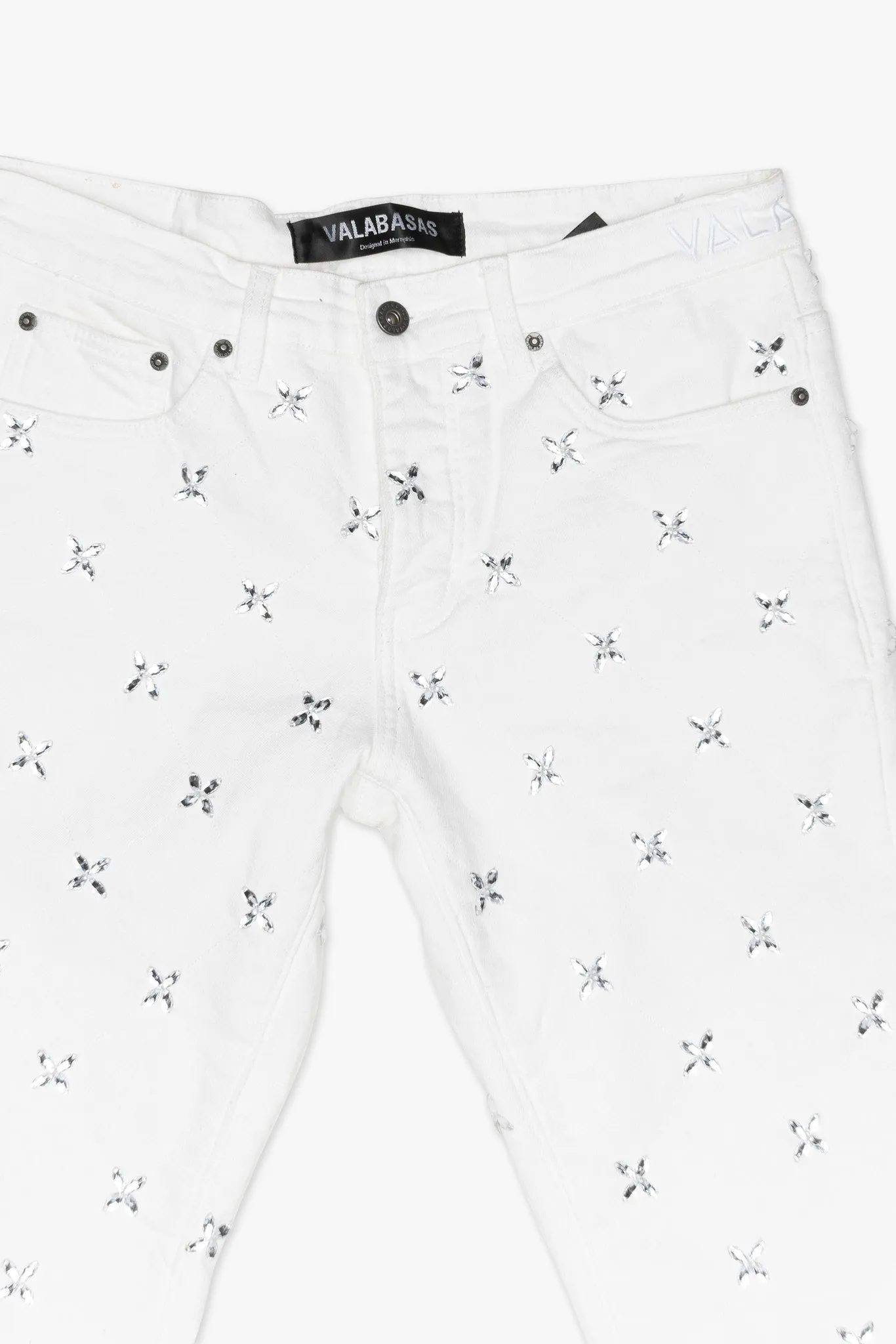 Stim Stacked Jean White sold by valabasas product image thumbnail 2