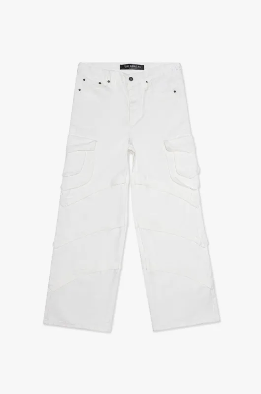 Rivet Baggy White made by valabasas