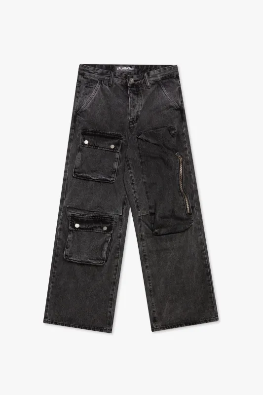 ボトムスその他 Valentino Washed blue jeans with floral fabric trims Valentino Washed Blue Jean With Floral Fabric Trim – LOZURI®