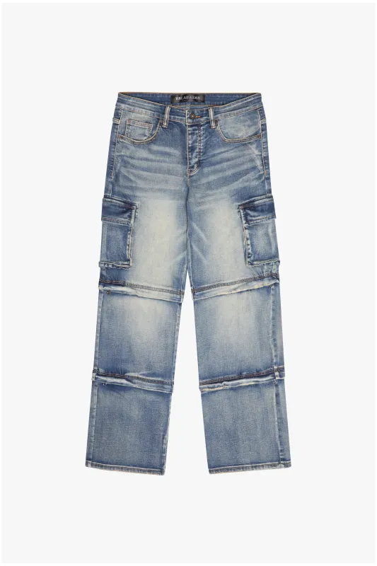 Blockstitch Baggy Vintage Blue sold by valabasas