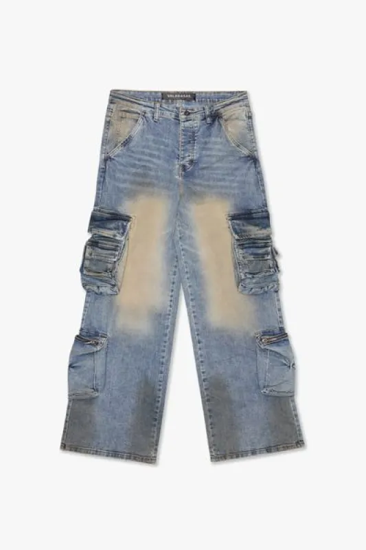 "WRAITH" Baggy Jean Vintage Wash sold by valabasas