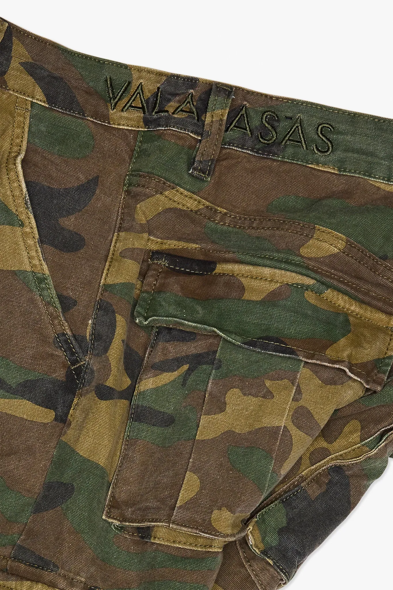 Geno Stacked Flare Jean Er Green sold by valabasas product image thumbnail 2