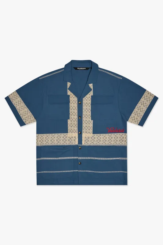 Talia Button Down Blue sold by valabasas