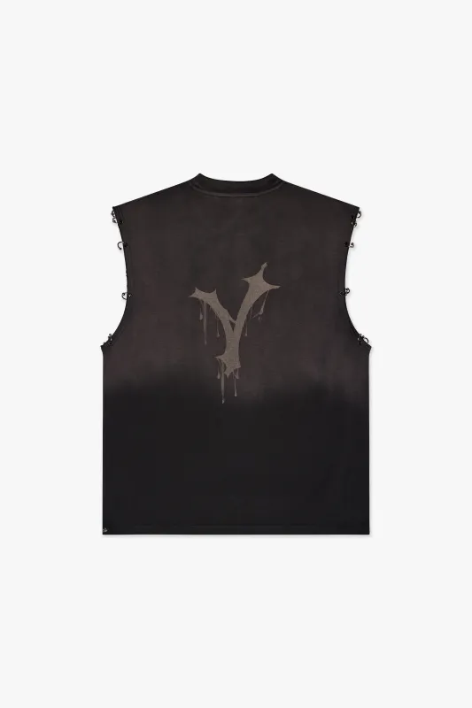 Night Cut Off Tee Black sold by valabasas