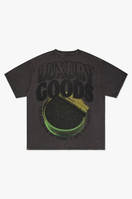Lux Cafe Tee Grey sold by valabasas