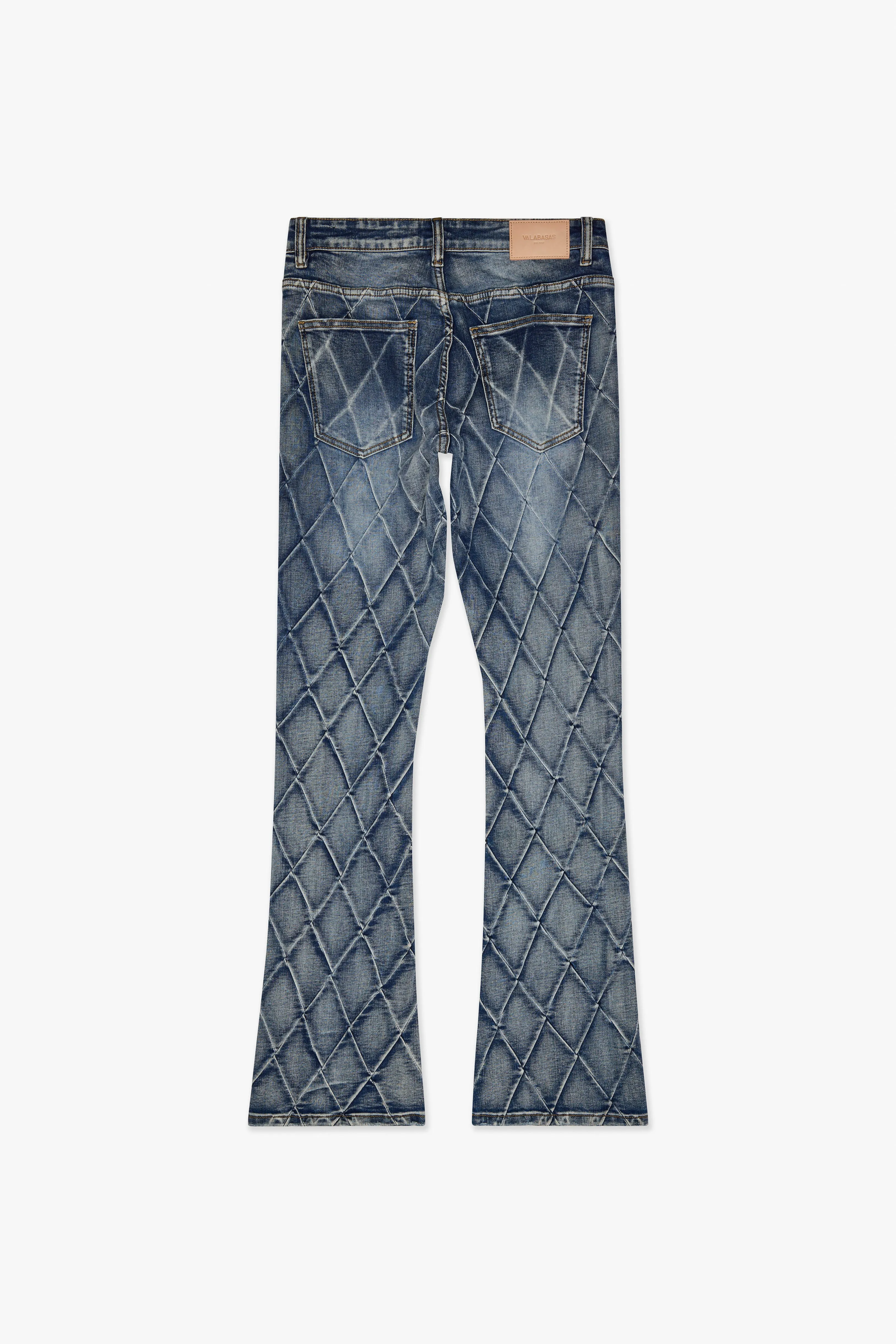 Tire Stacked Flare Jean Blue Washed sold by valabasas product image thumbnail 2