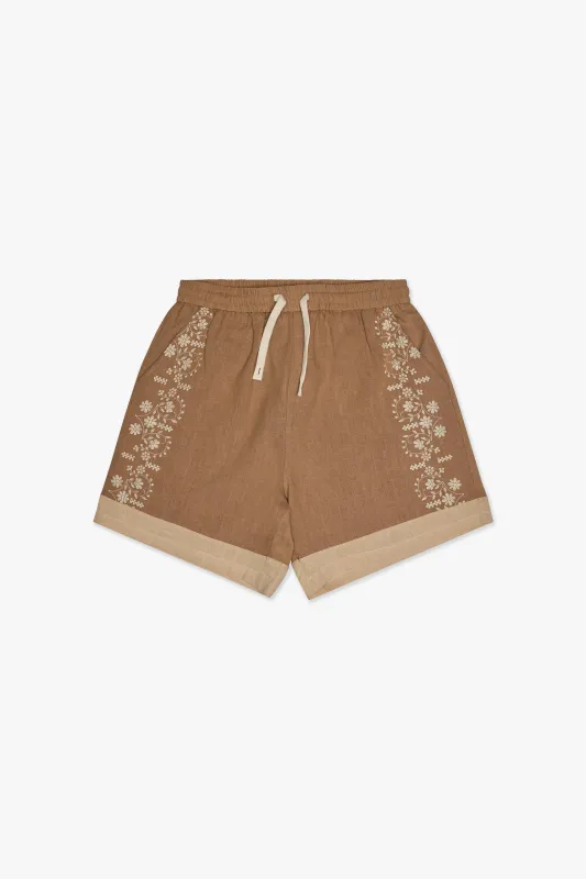 Rome Shorts Brown sold by valabasas