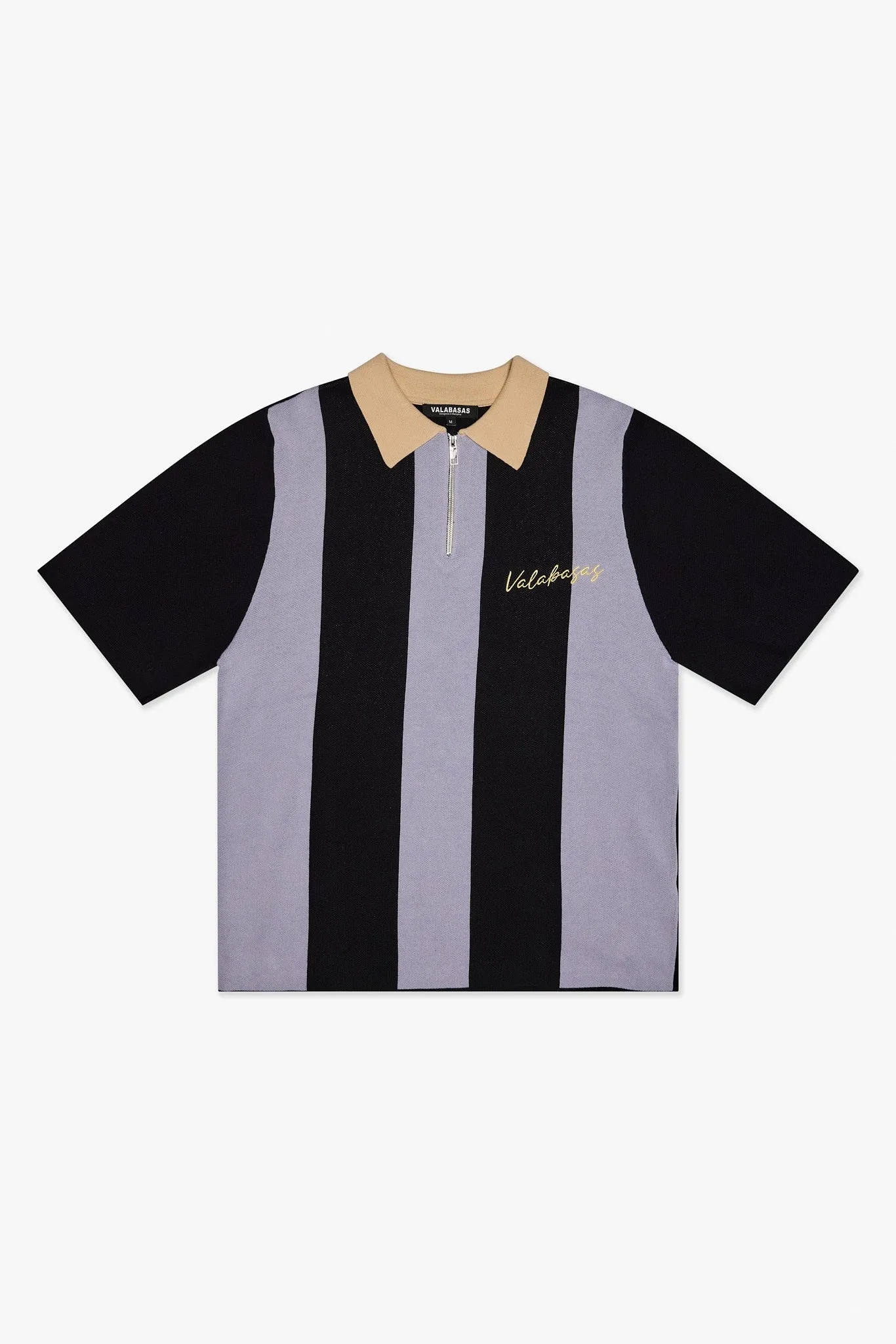 Getaway Woven Collar Half Zip Shirt Purple sold by valabasas