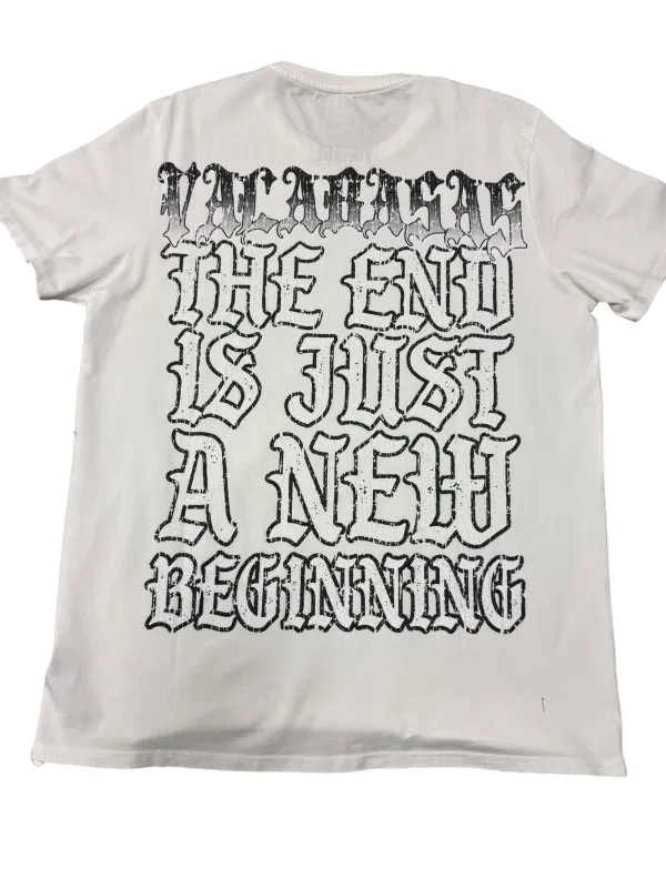 "ENDS" VINTAGE WASH WHITE TEE sold by valabasas