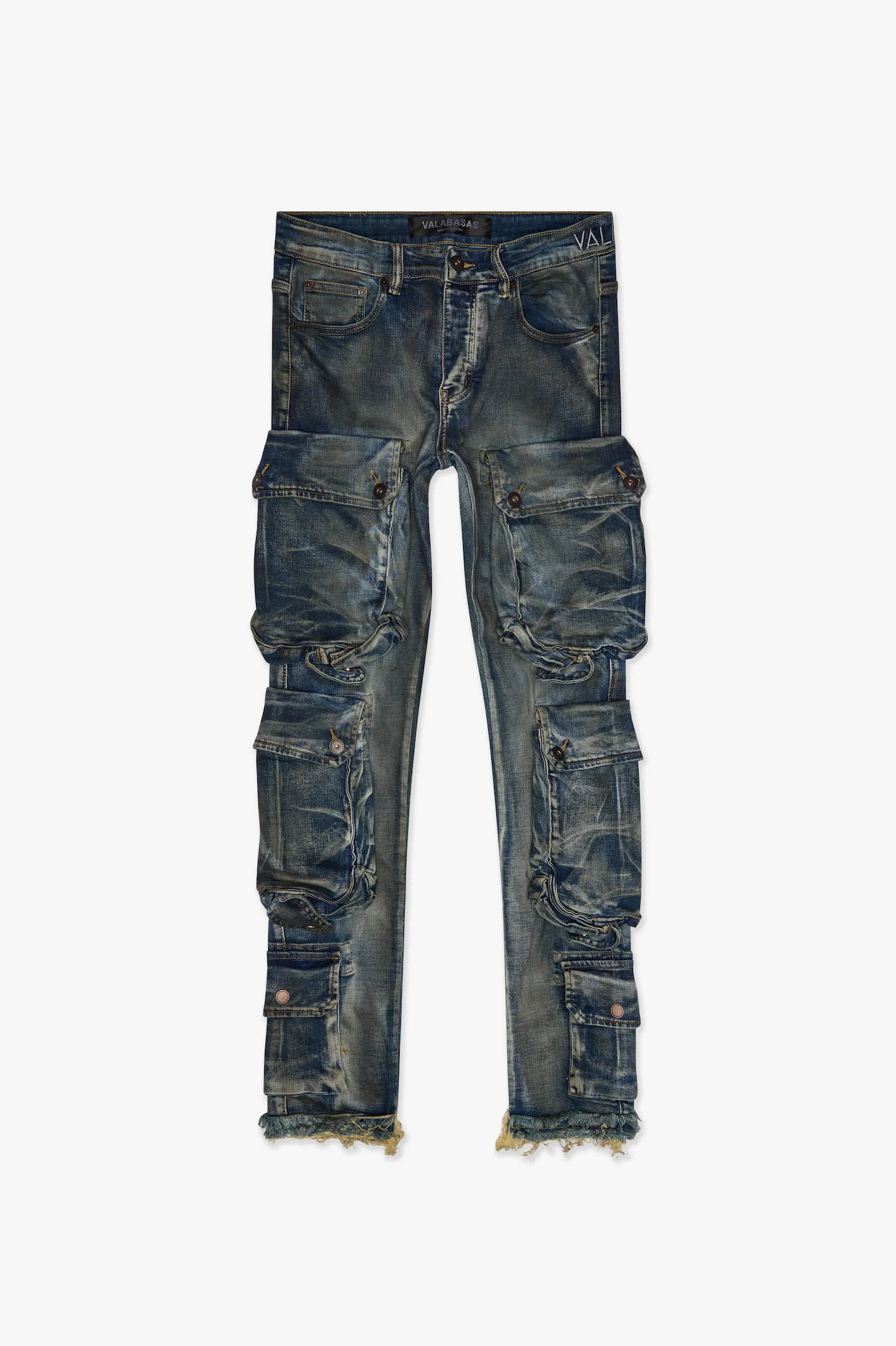 CliffJump Skinny Cargo Dirty Lt Blue Wash sold by valabasas product image thumbnail 2