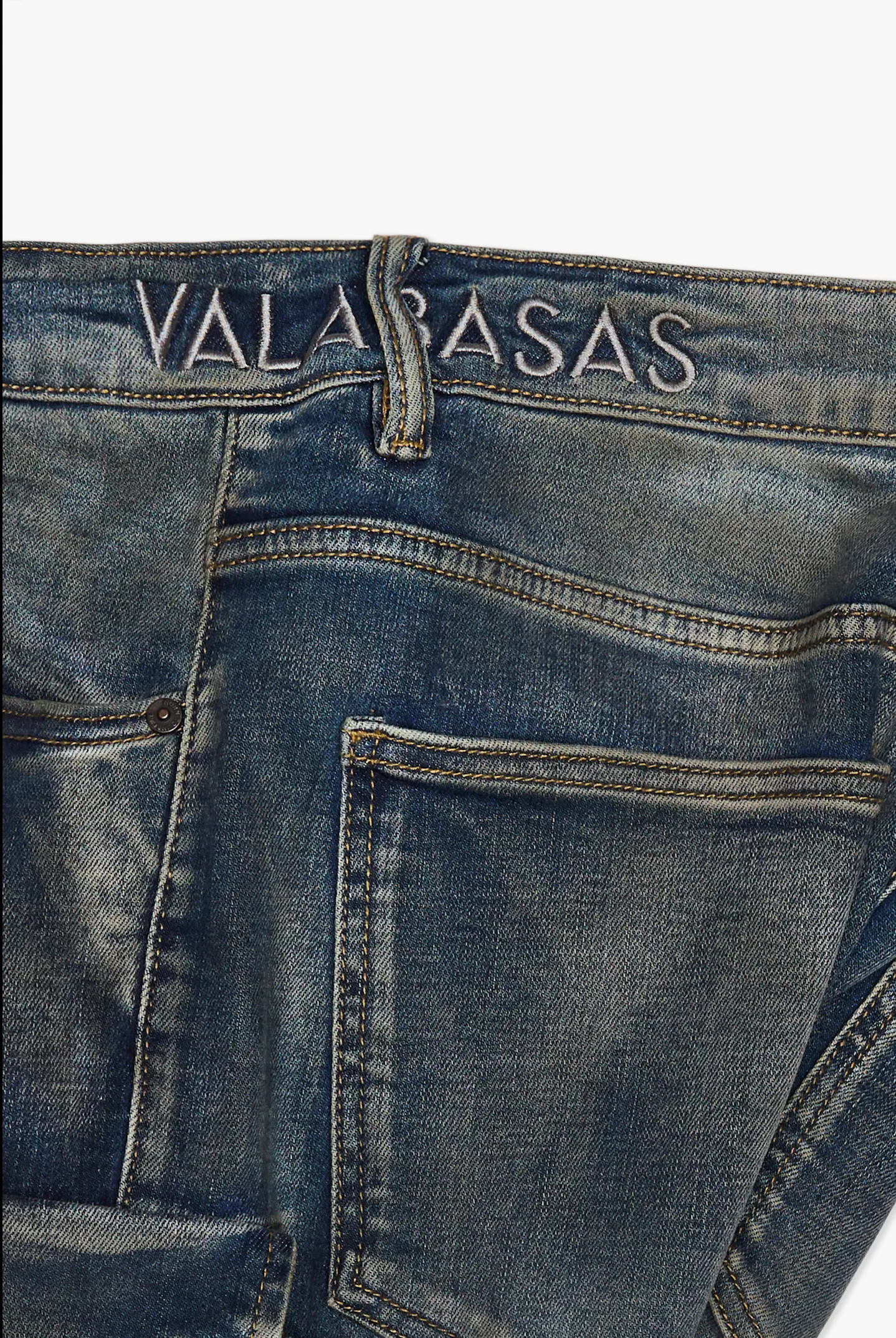 CliffJump Skinny Cargo Dirty Lt Blue Wash sold by valabasas product image thumbnail 3