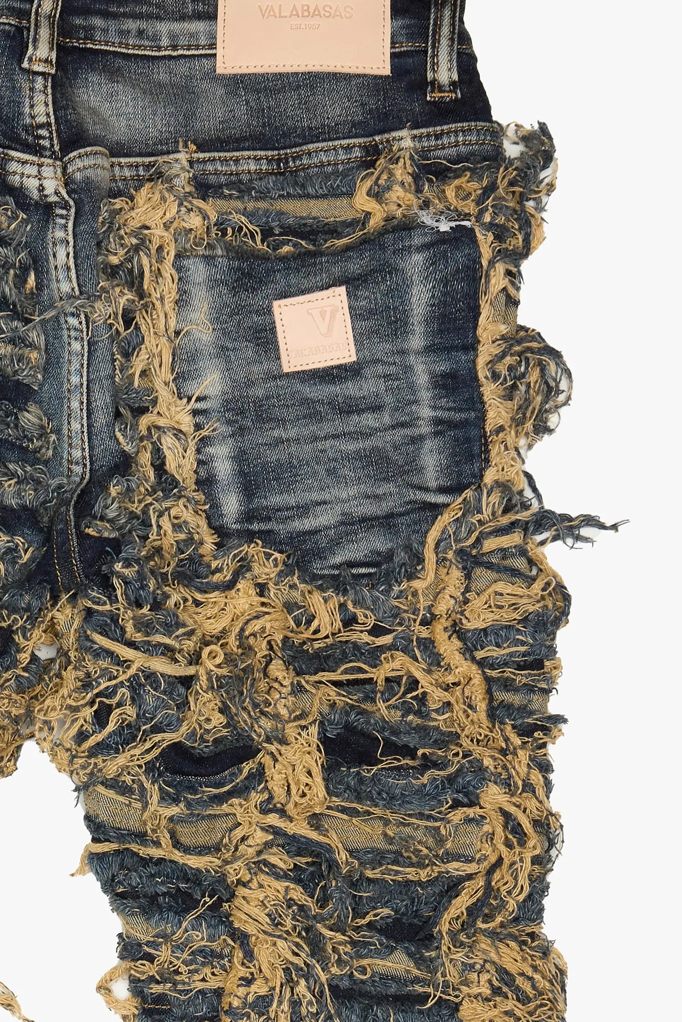 Fury Stacked Flare Jean Vintage Blue sold by valabasas product image thumbnail 2