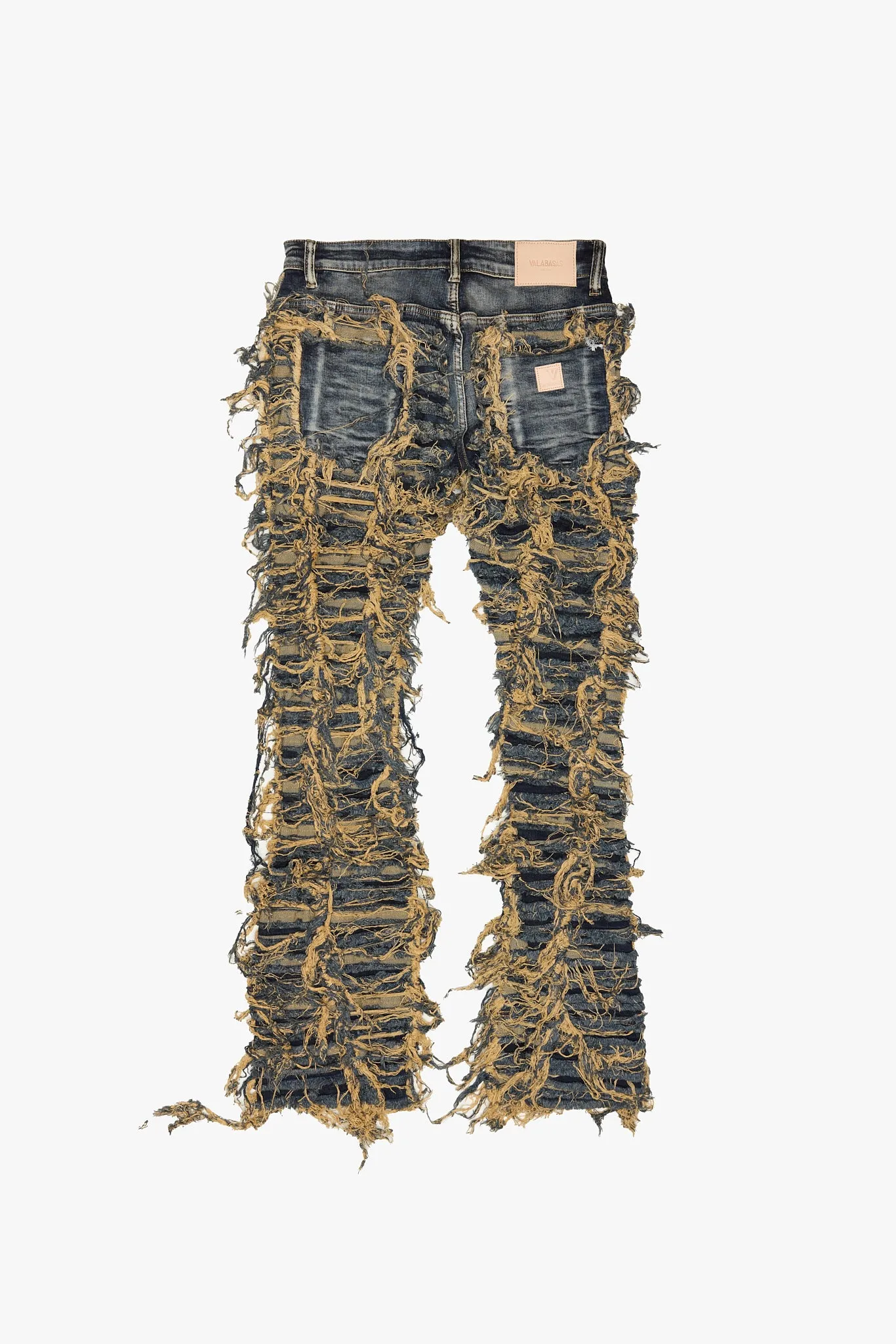 Fury Stacked Flare Jean Vintage Blue sold by valabasas product image thumbnail 3