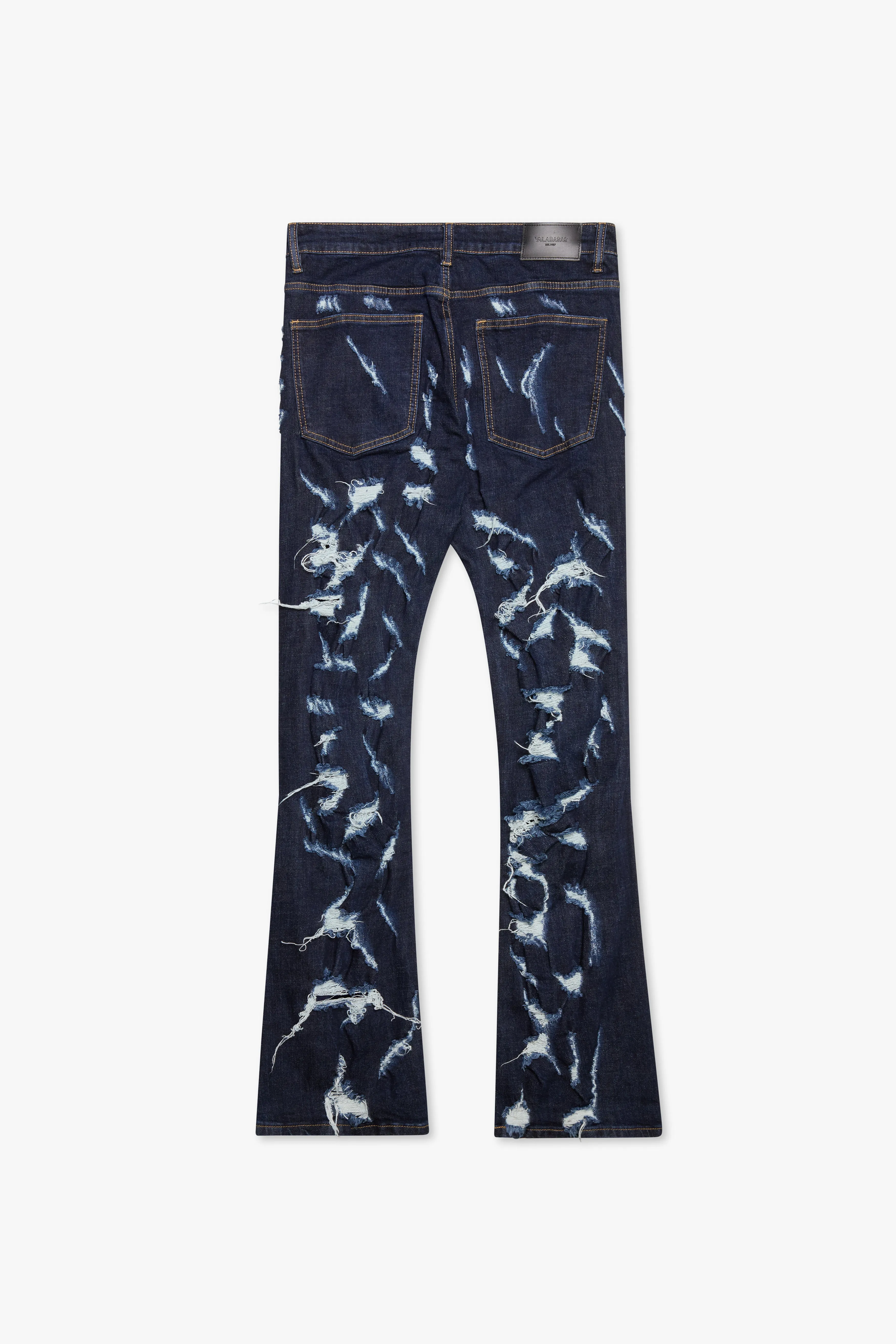 Riptide Stacked Flare Jean Indigo sold by valabasas product image thumbnail 3