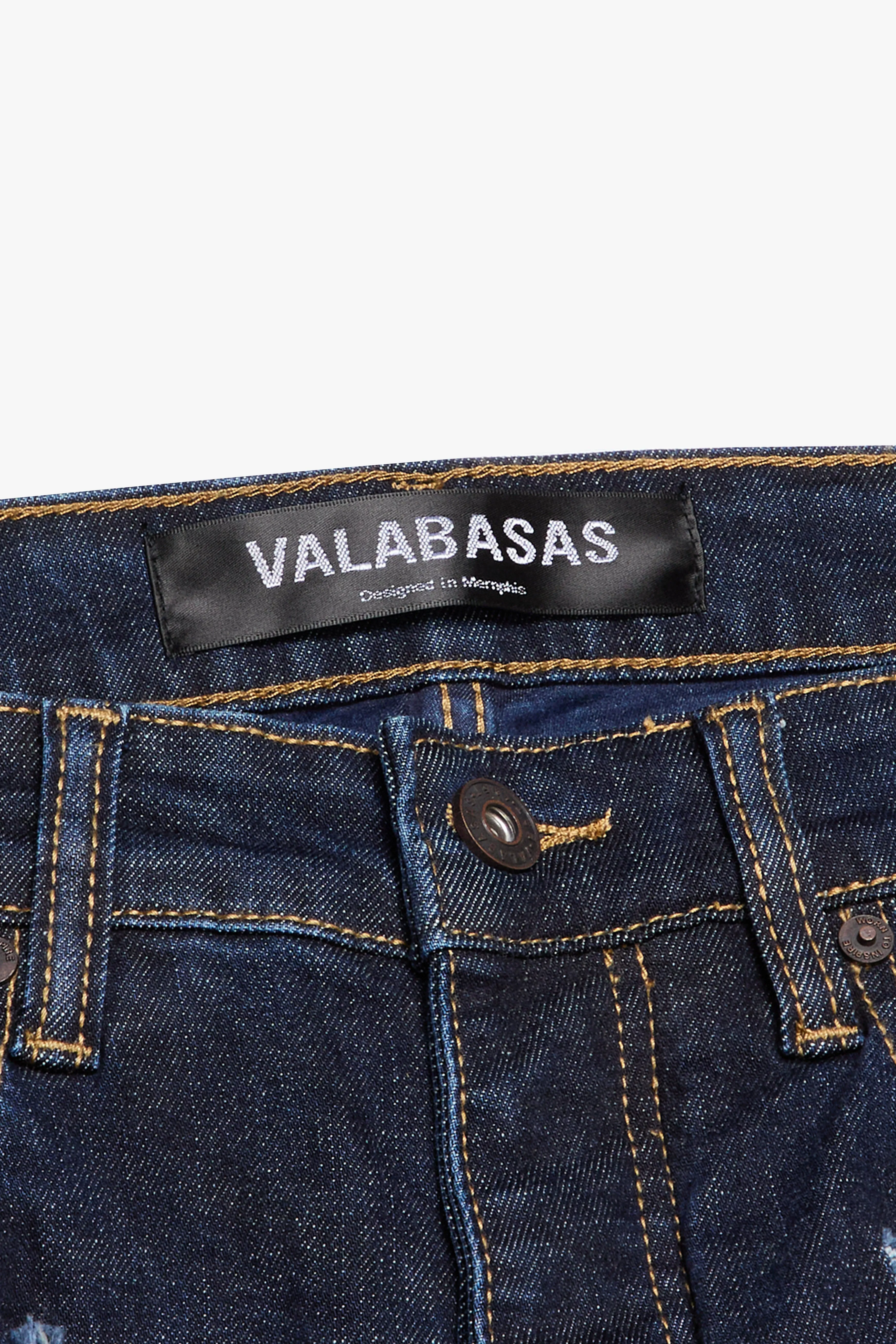 Riptide Stacked Flare Jean Indigo sold by valabasas product image thumbnail 4
