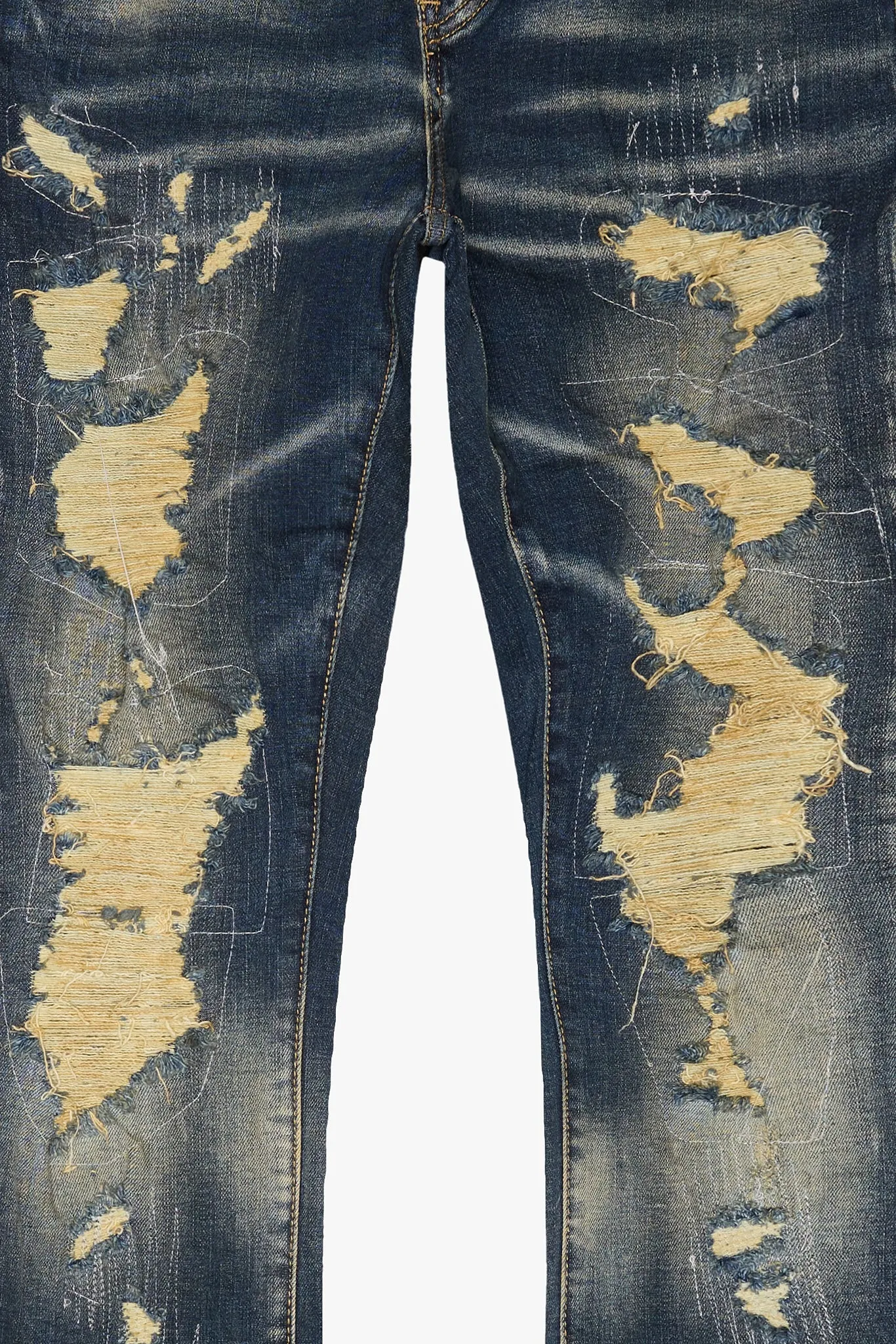 Team Aztech Stacked Flare Vintage Dark Blue sold by valabasas product image thumbnail 2