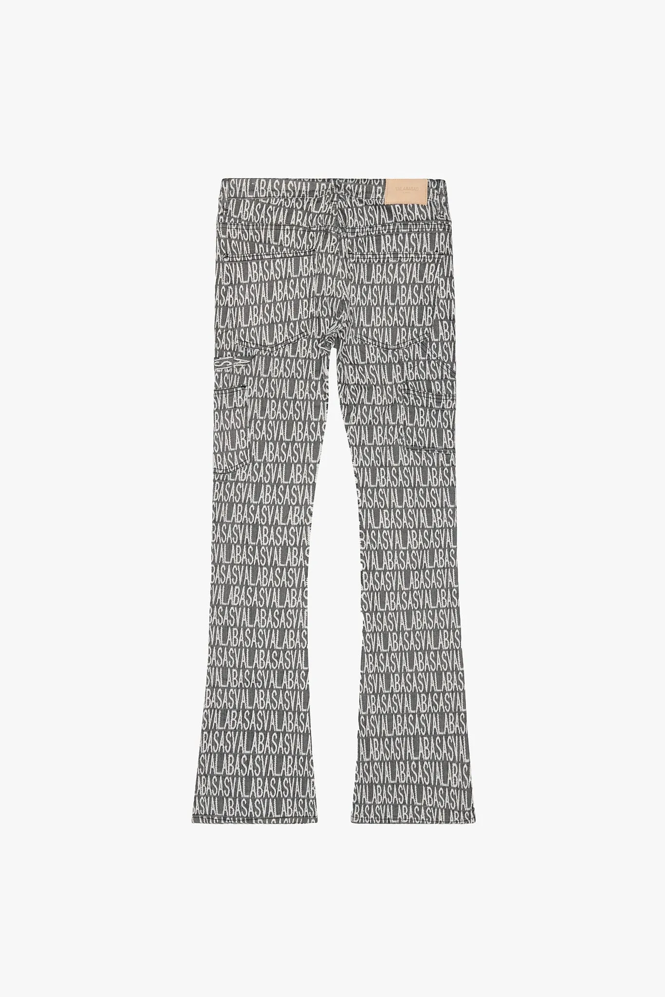 Imprint Stacked Flare Jean White Grey sold by valabasas product image thumbnail 3