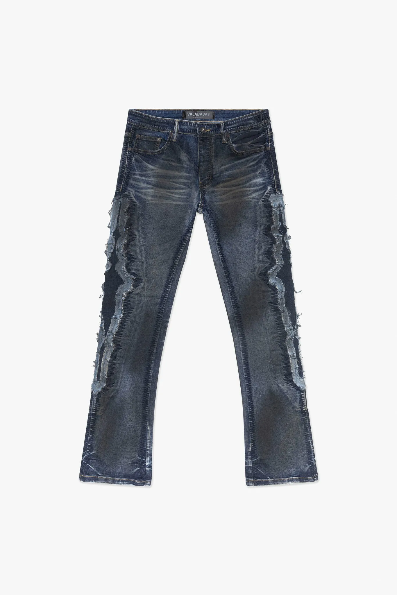 Spectral Stacked Flare Dirty Blue Wash sold by valabasas product image thumbnail 2