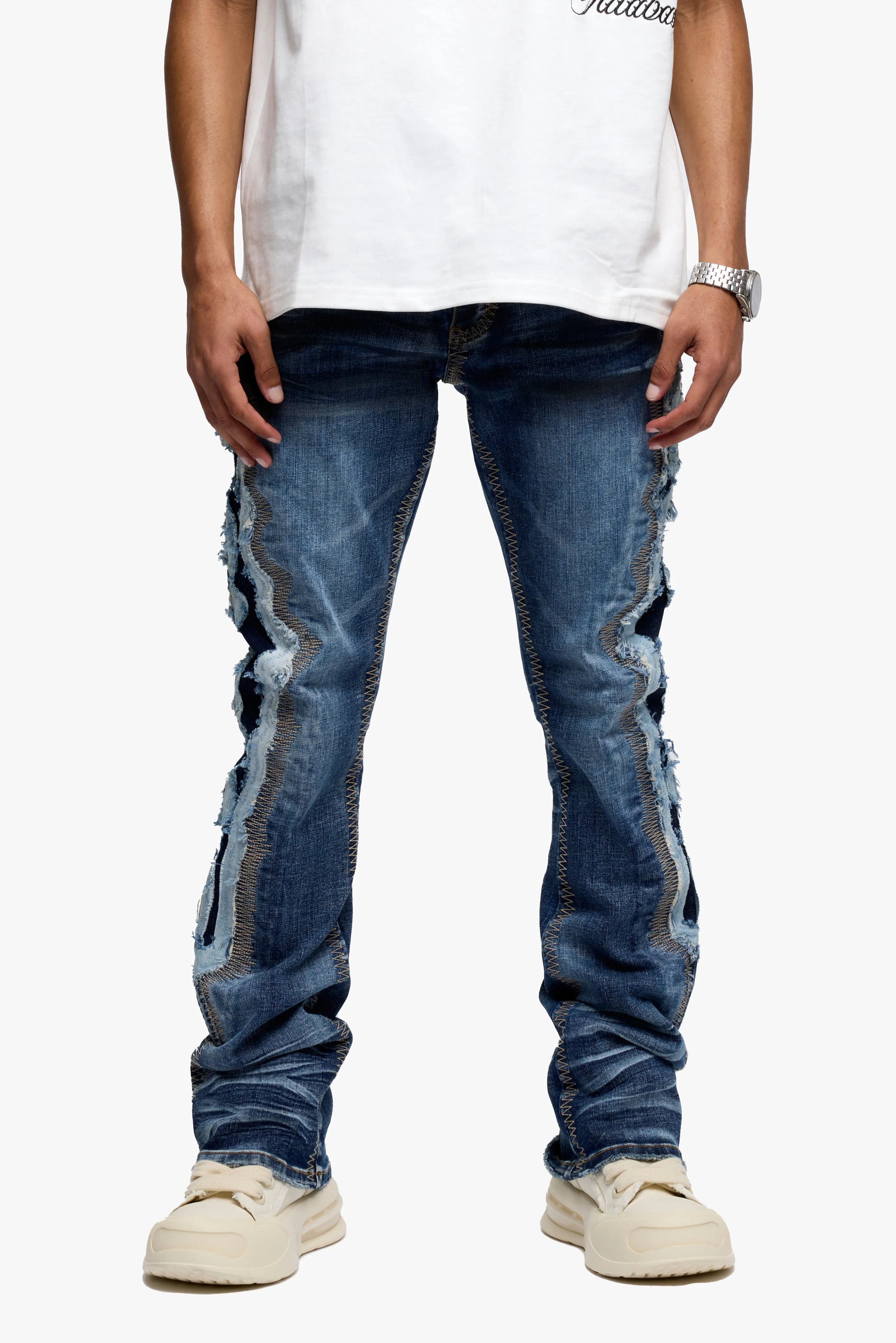 Spectral Stacked Flare Blue Lt Blue sold by valabasas