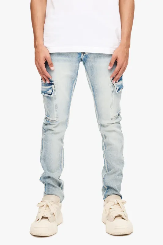 Ready Skinny Jean Light Blue sold by valabasas