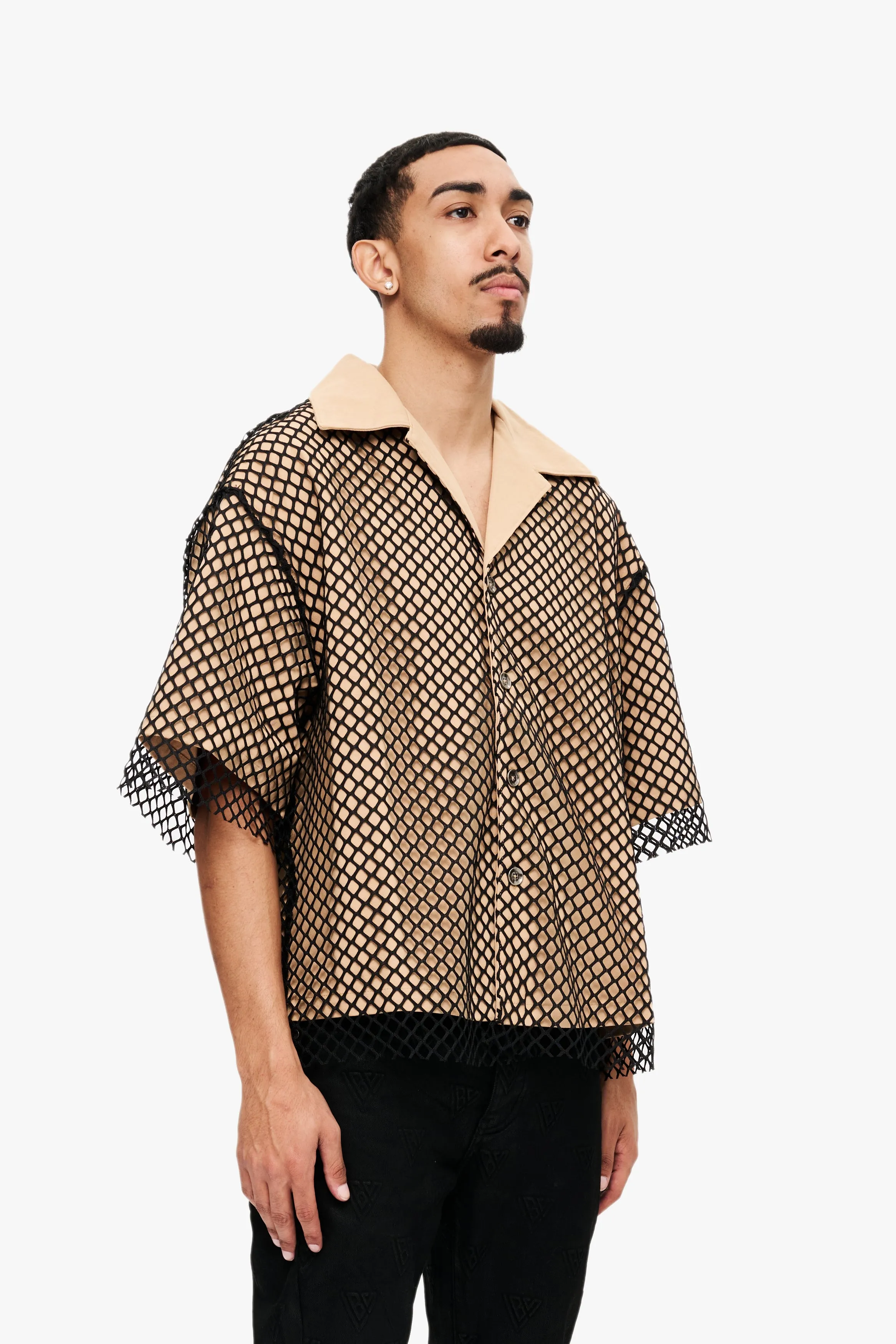 VegaPunk Button Up Khaki sold by valabasas product image thumbnail 3