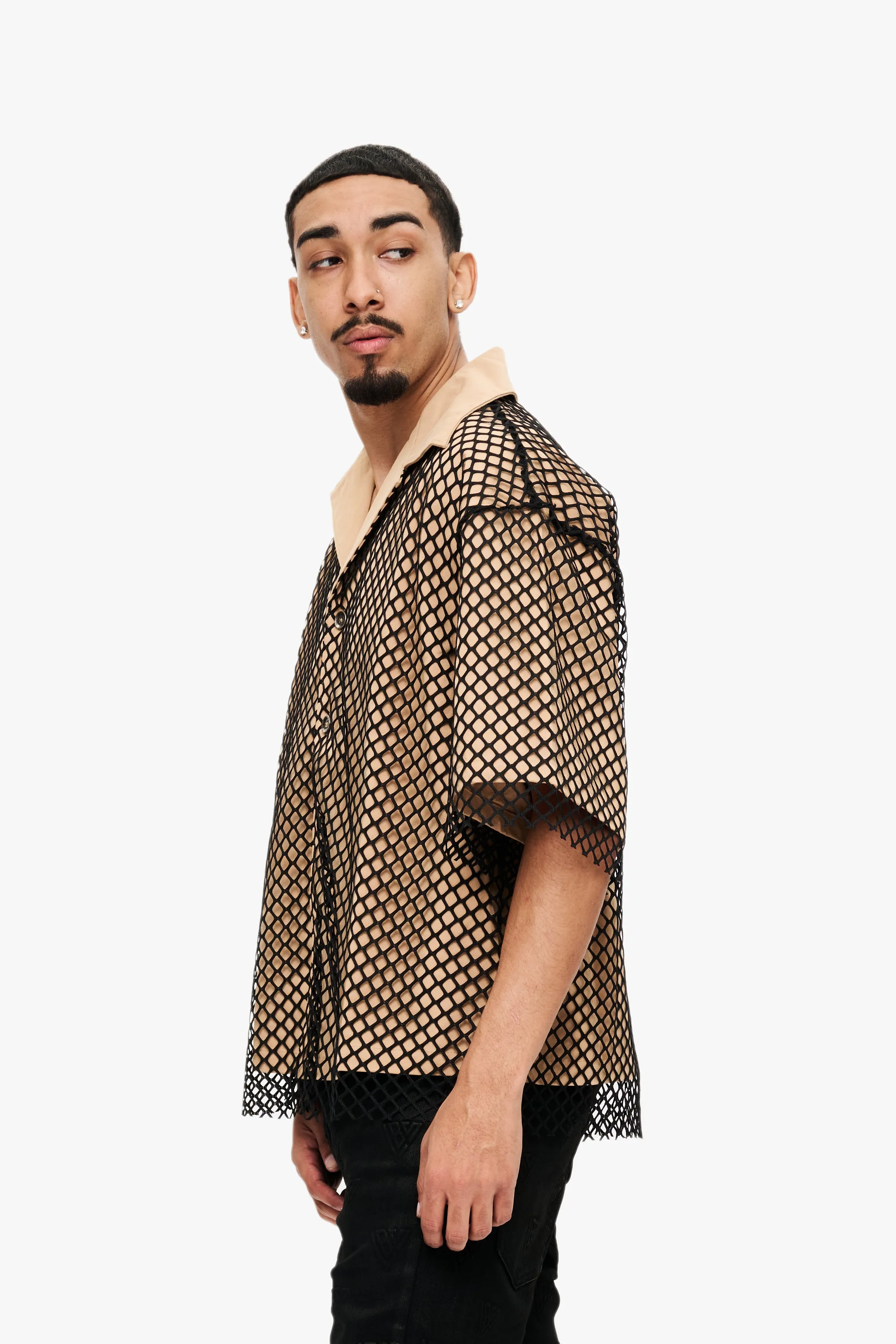 VegaPunk Button Up Khaki sold by valabasas product image thumbnail 5