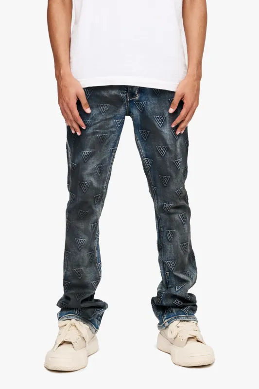 Tagged Stacked Flare Jean Dirty Vintage sold by valabasas