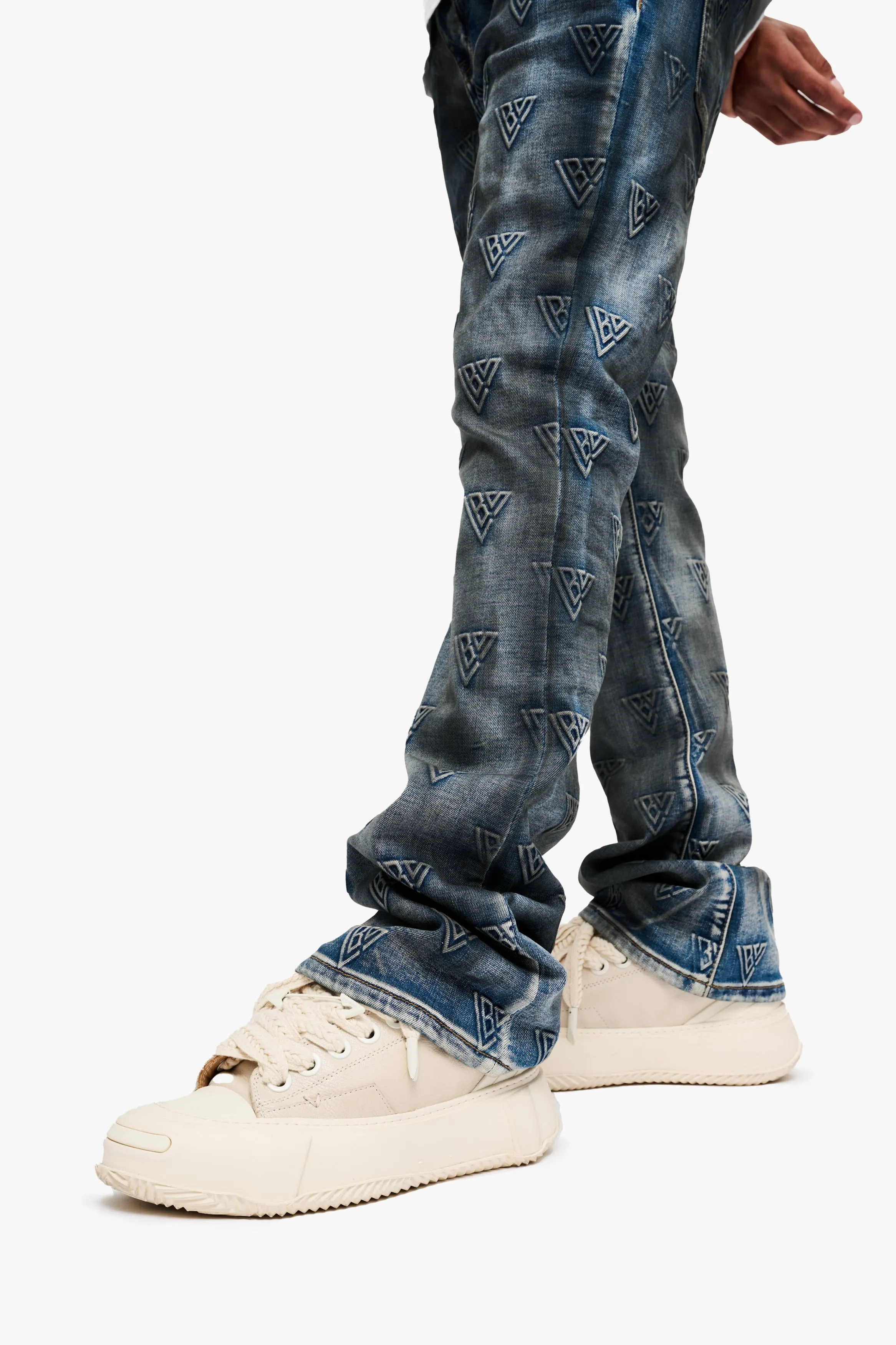 Tagged Stacked Flare Jean Dirty Vintage sold by valabasas product image thumbnail 5
