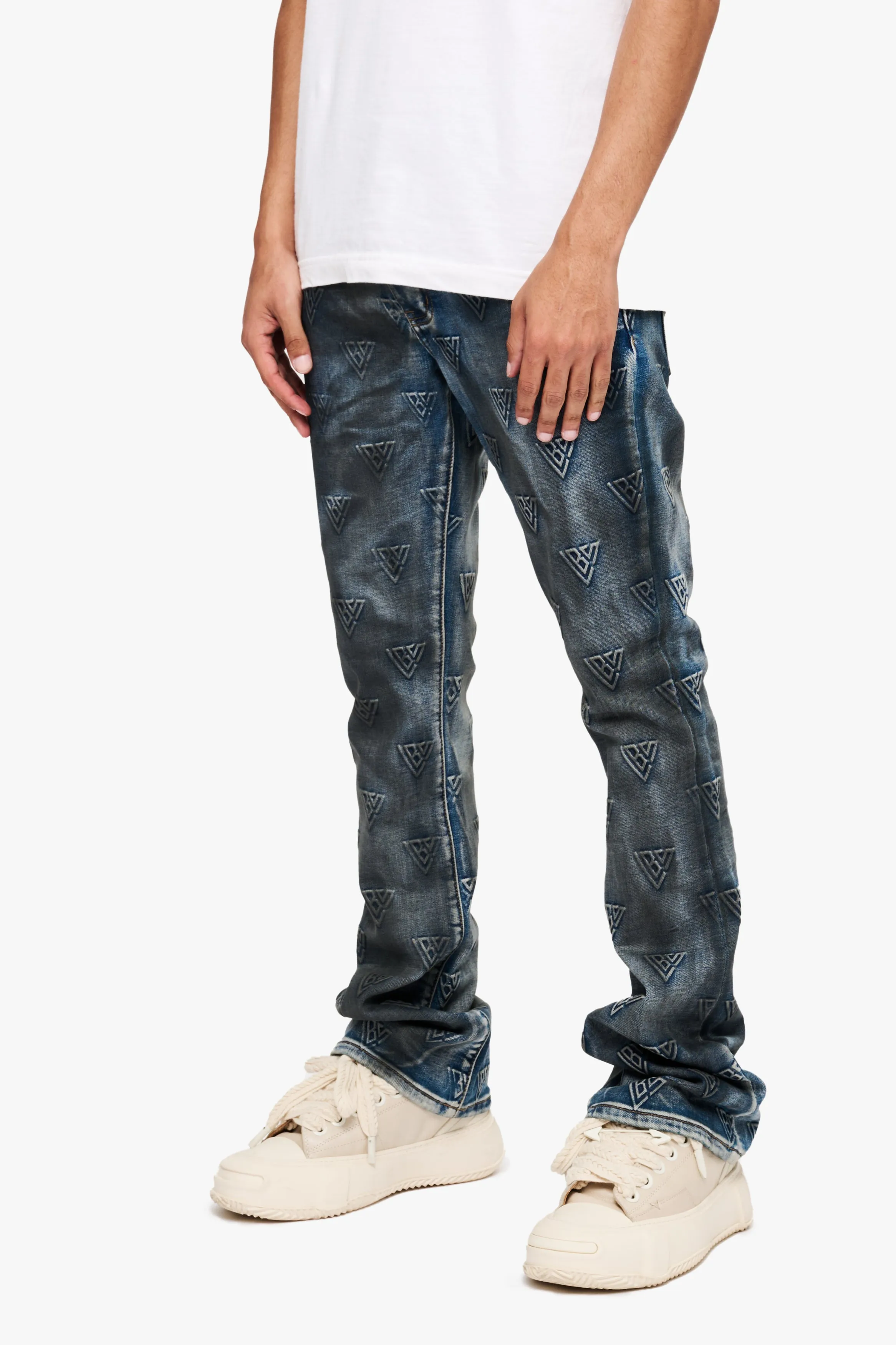 Tagged Stacked Flare Jean Dirty Vintage sold by valabasas product image thumbnail 2