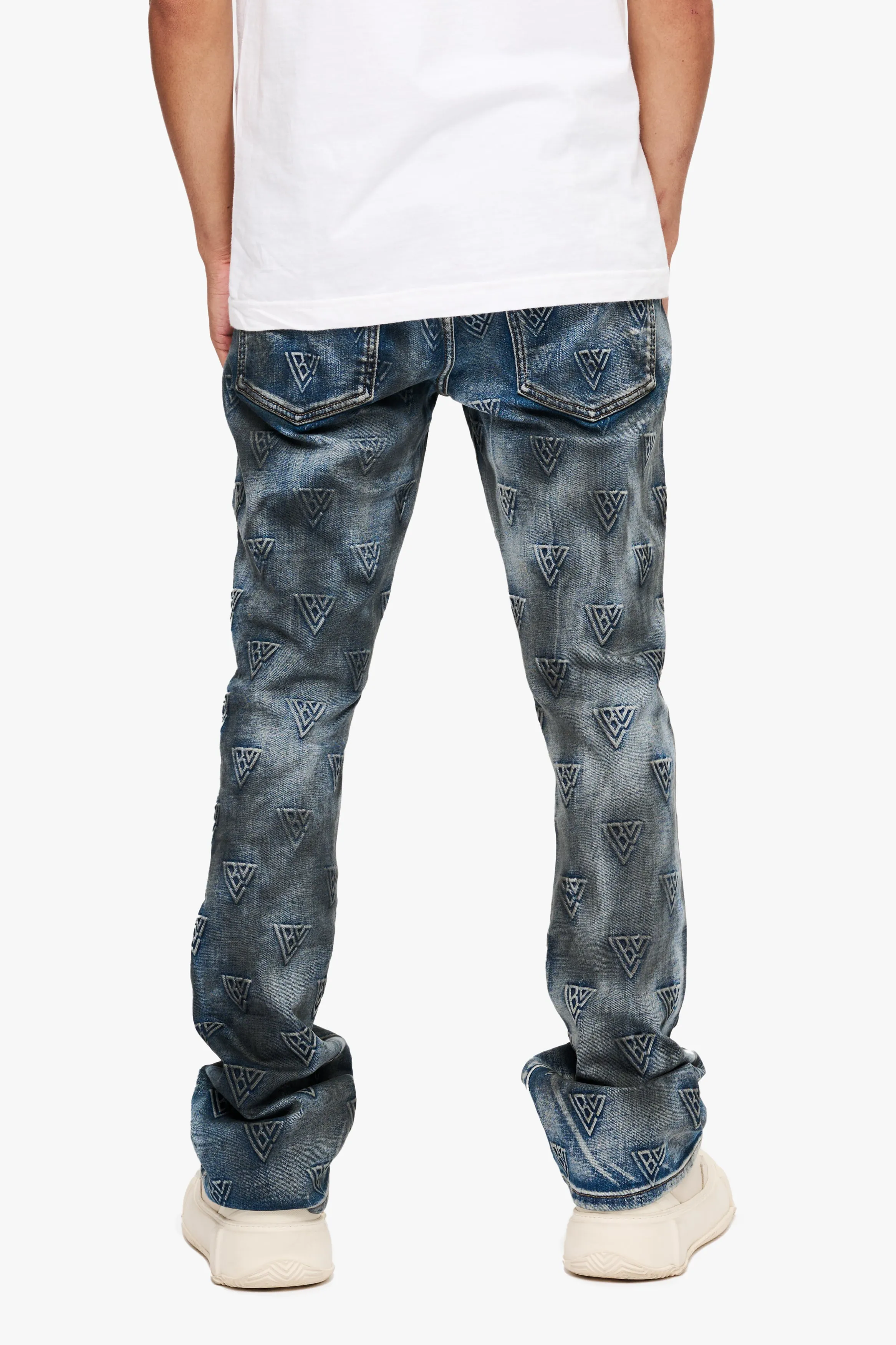 Tagged Stacked Flare Jean Dirty Vintage sold by valabasas product image thumbnail 4