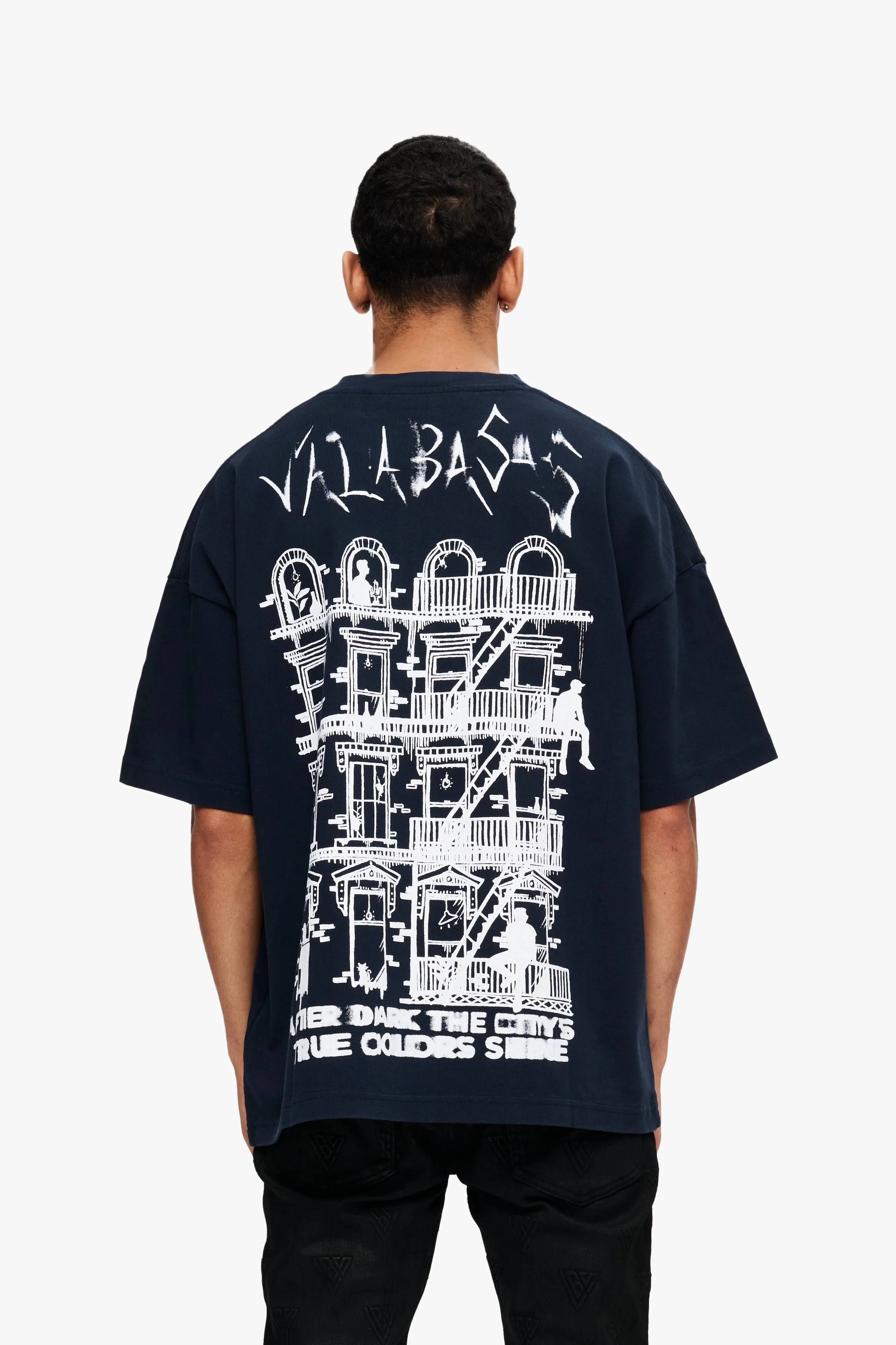 Reveal Tee Navy sold by valabasas