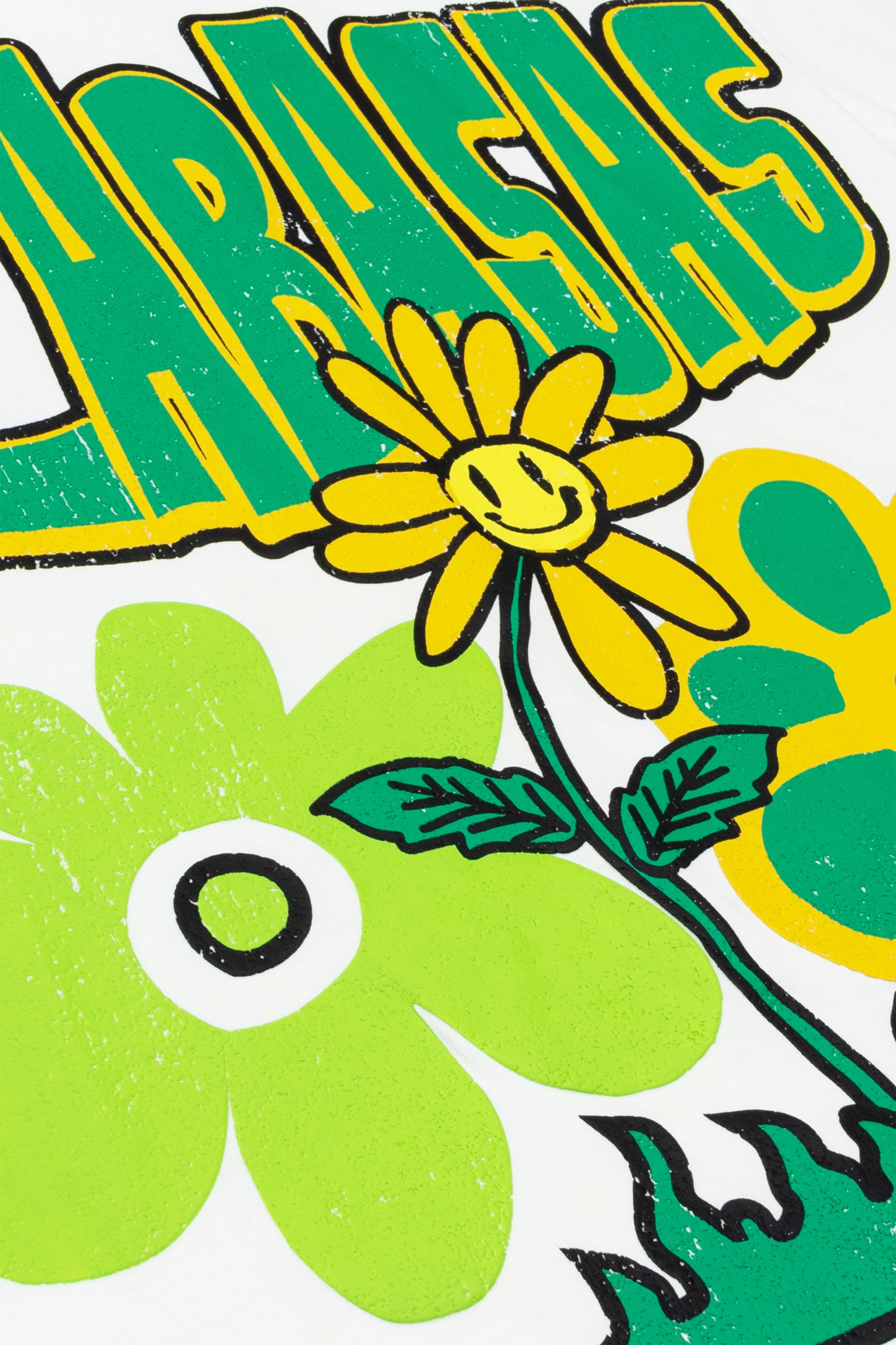 "COMMITED" VINTAGE WASHED WHITE TEE sold by valabasas product image thumbnail 2