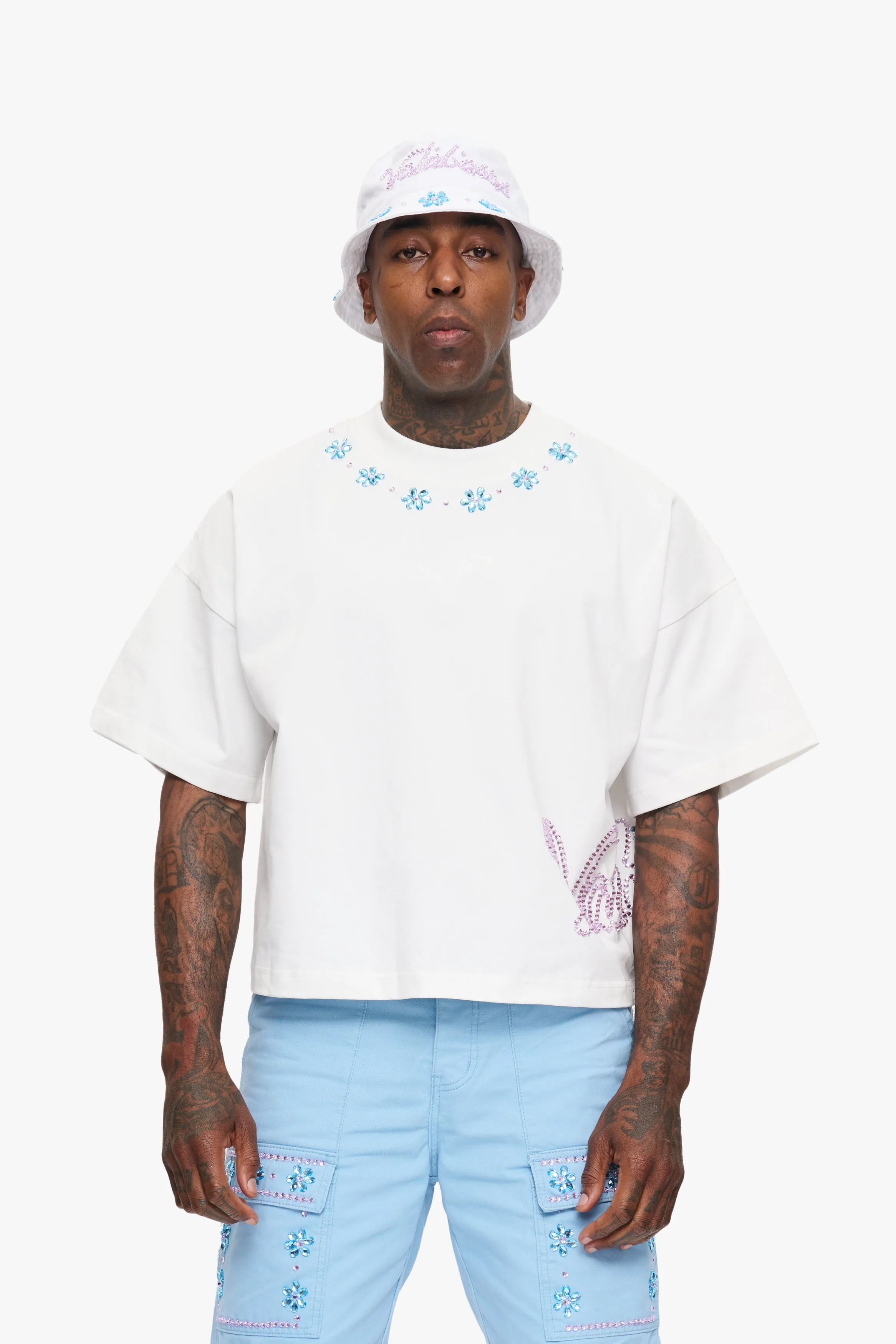 Gem Tee White sold by valabasas