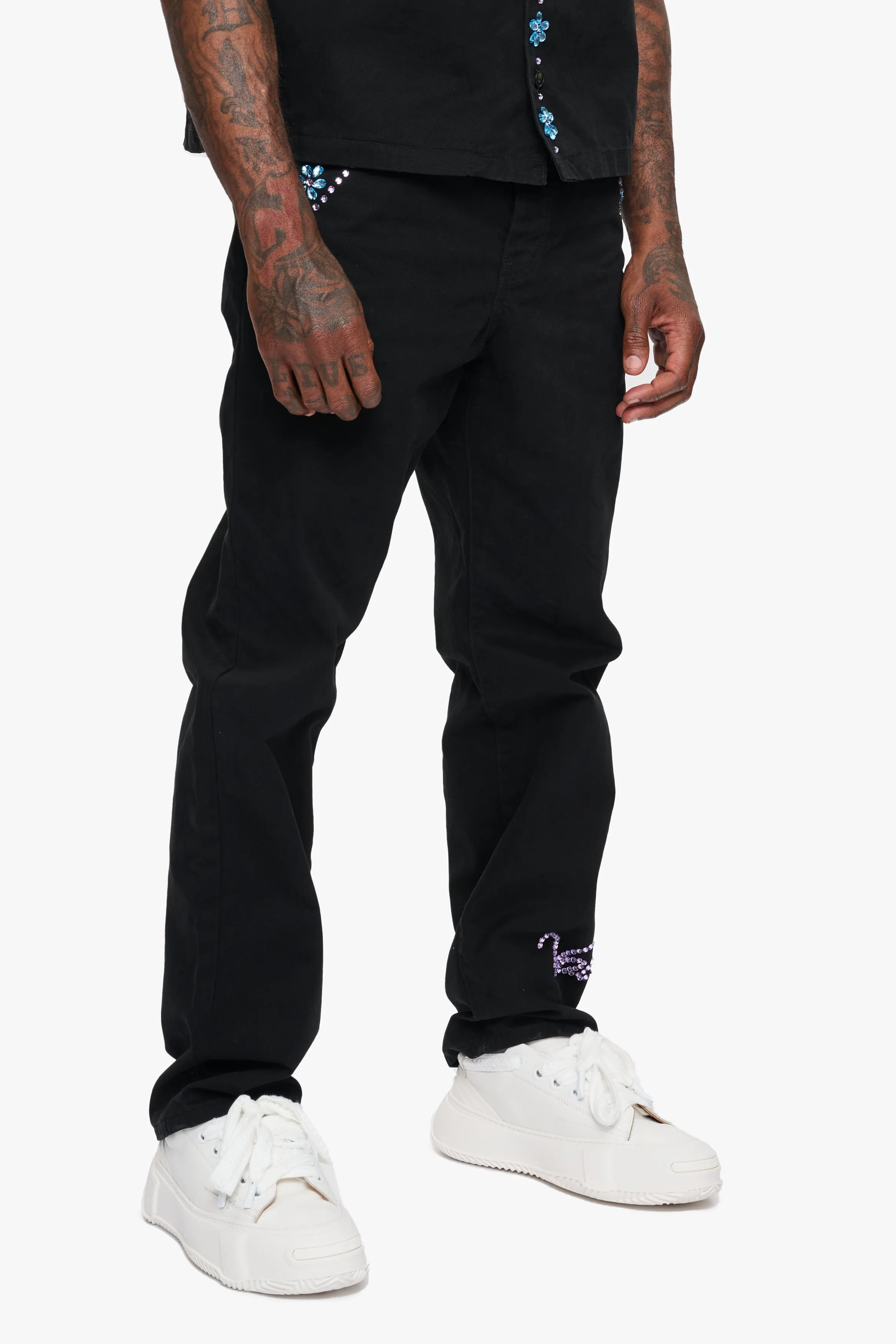 Bloom Chinos Black sold by valabasas product image thumbnail 2