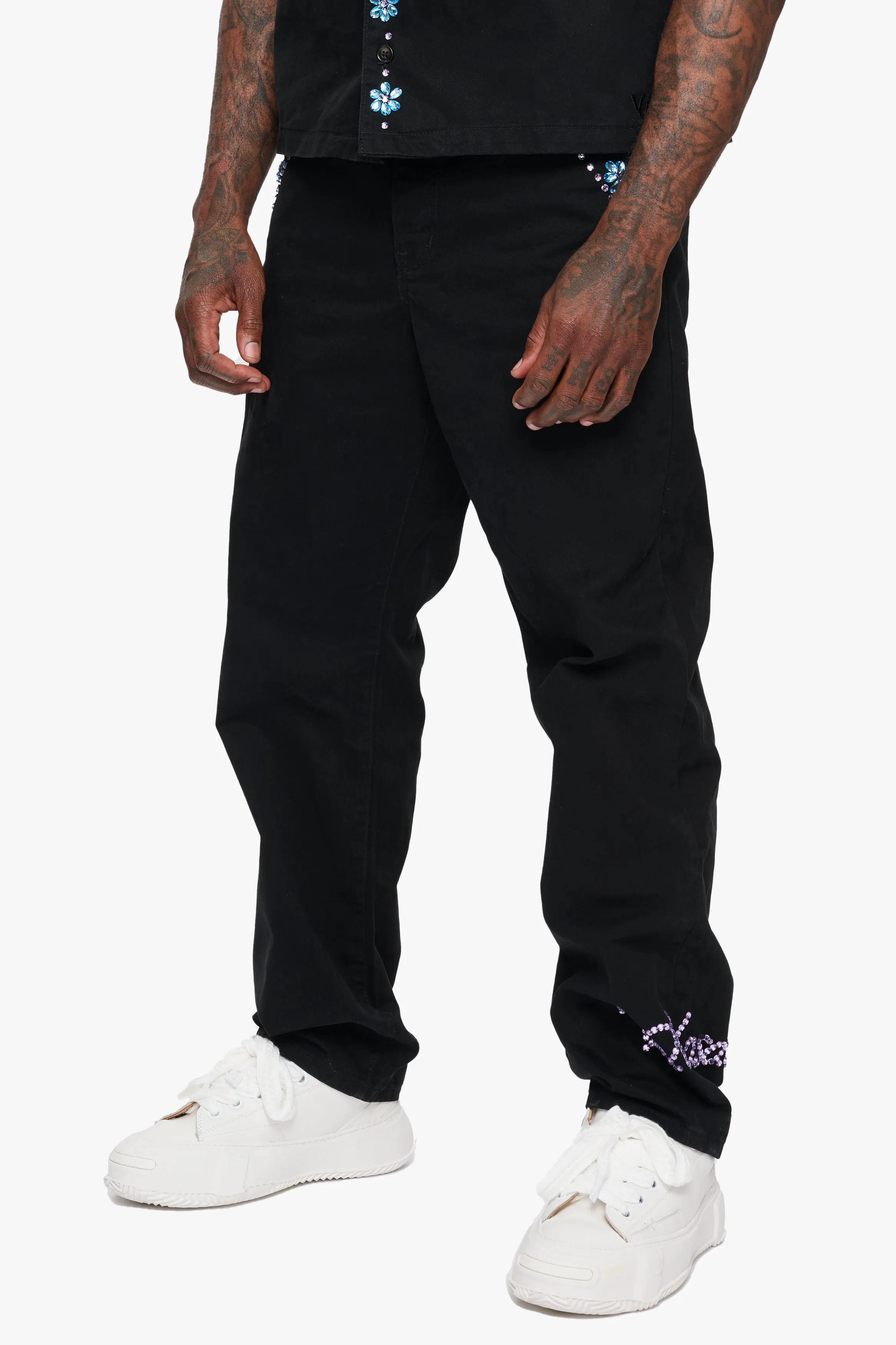 Bloom Chinos Black sold by valabasas product image thumbnail 3
