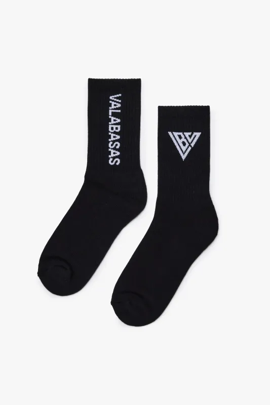Footprint Socks Black sold by valabasas
