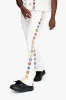Groovy Stacked Flare Jean White sold by valabasas
