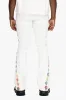 Groovy Stacked Flare Jean White sold by valabasas