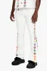 Groovy Stacked Flare Jean White sold by valabasas