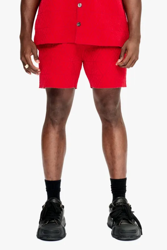 Logo Shorts Red sold by valabasas
