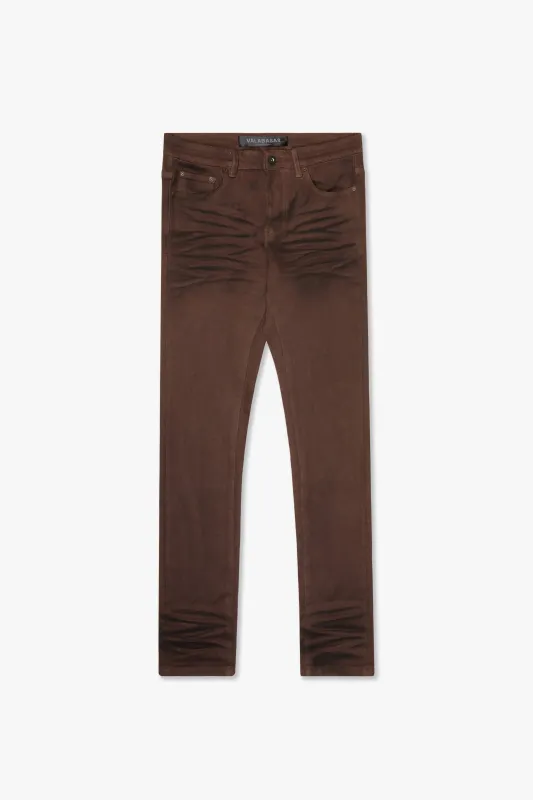 Mr.Flex Skinny Jean Brown Wash sold by valabasas