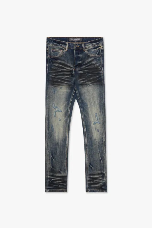 Mr.Flex Skinny Jean Faded Blue sold by valabasas