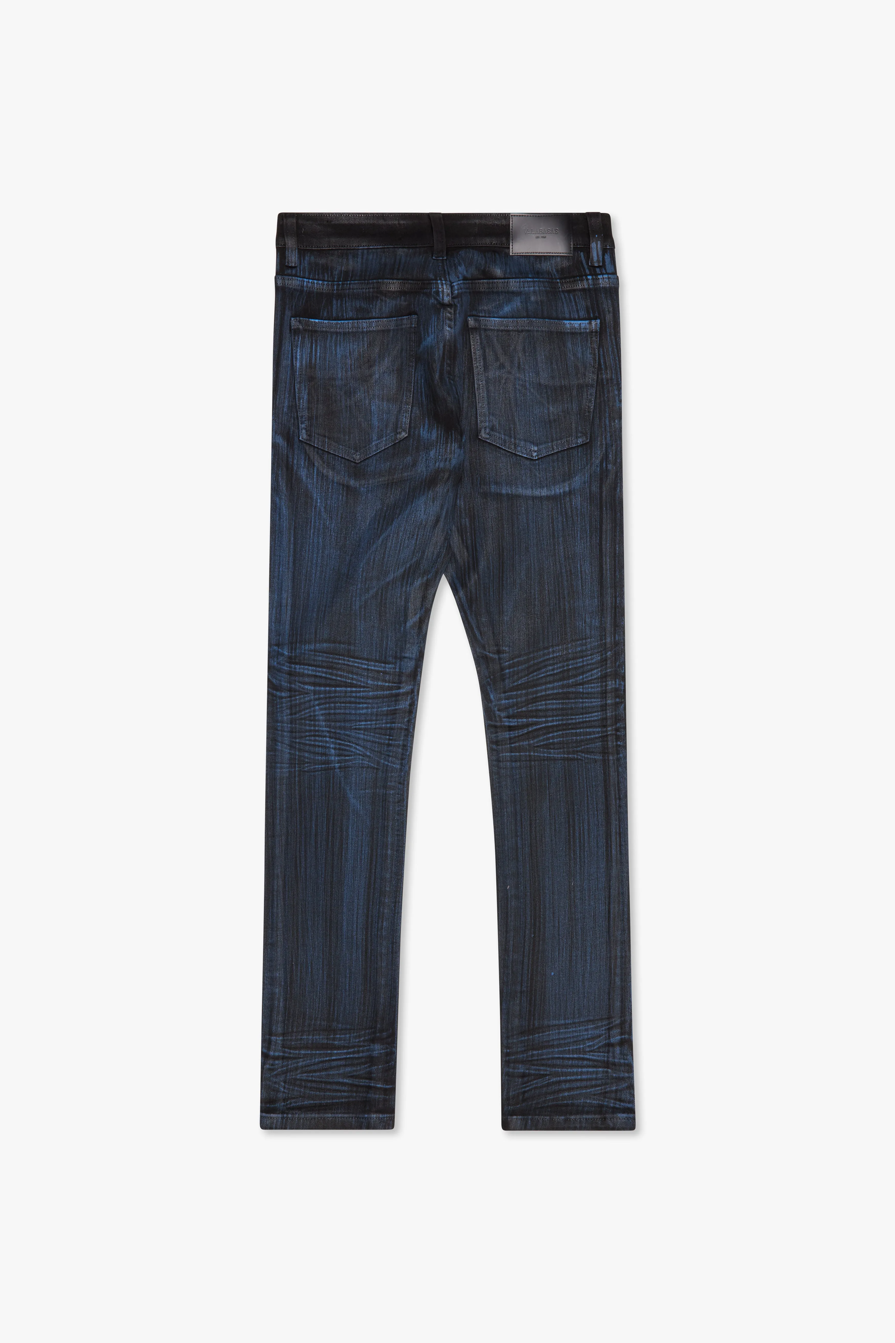 Mr.Flex Skinny Jean Black/Blue waxed sold by valabasas product image thumbnail 3
