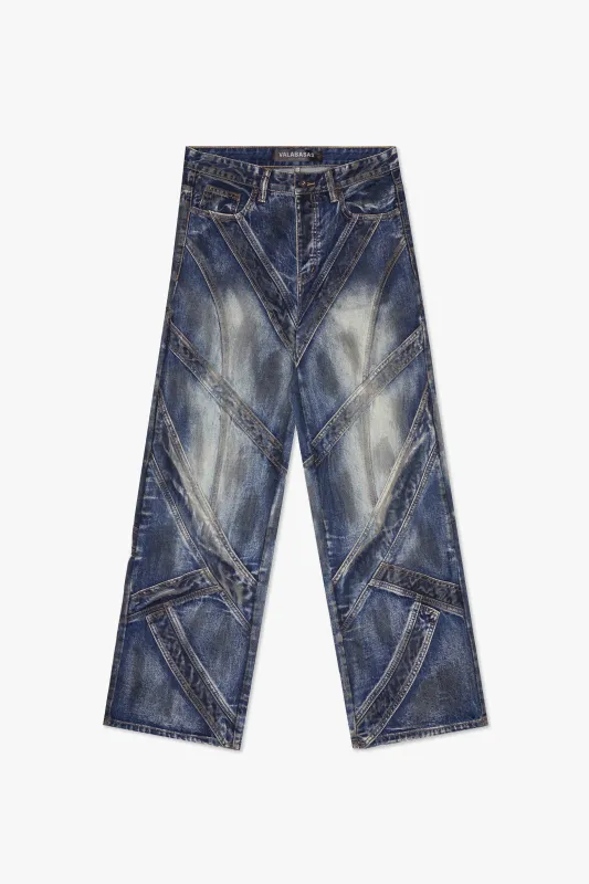 Labyrinth Baggy Jean Blue Baggy sold by valabasas