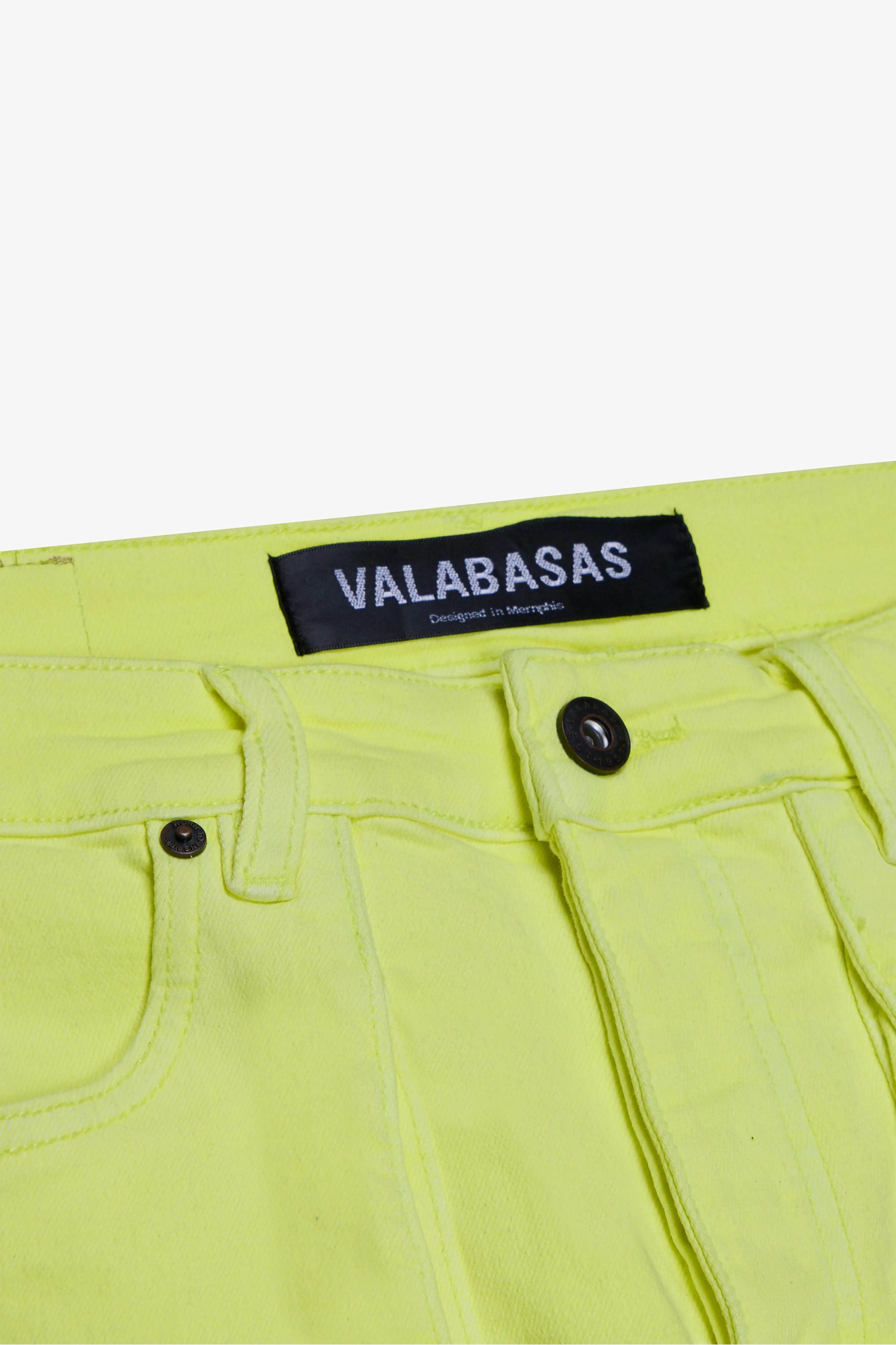Expanse Stacked Flare Jean Yelllow sold by valabasas product image thumbnail 2