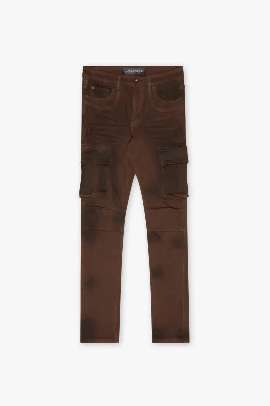 Broken Skinny Jean Brown sold by valabasas
